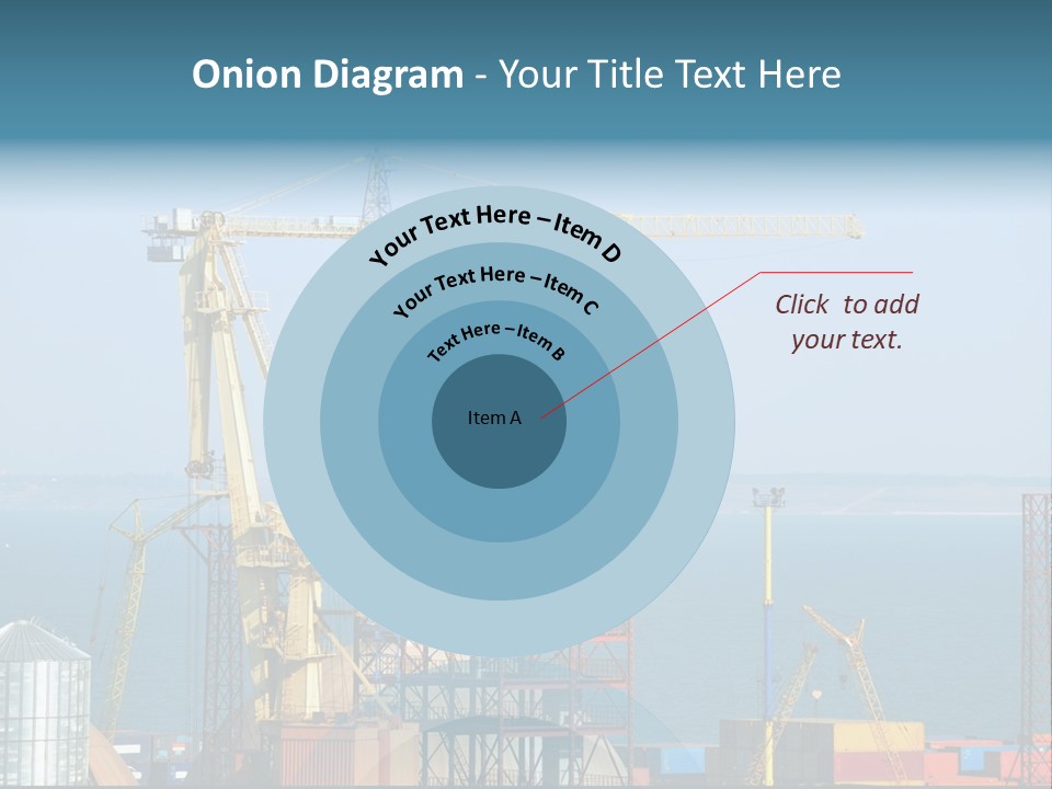 Blue Trade Scrap PowerPoint Template