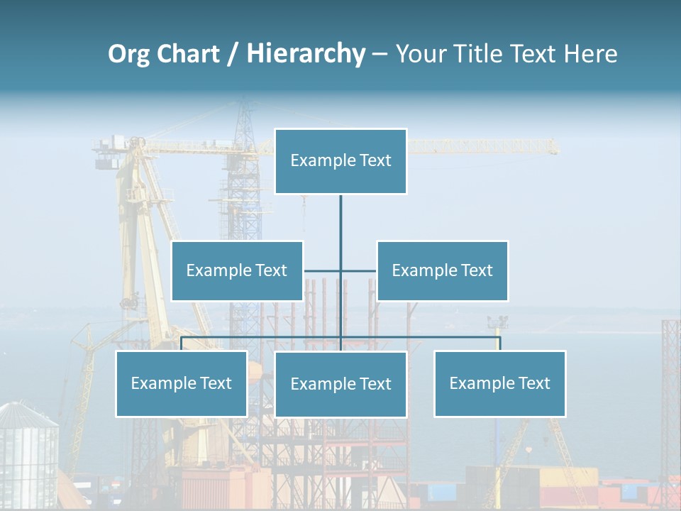 Blue Trade Scrap PowerPoint Template
