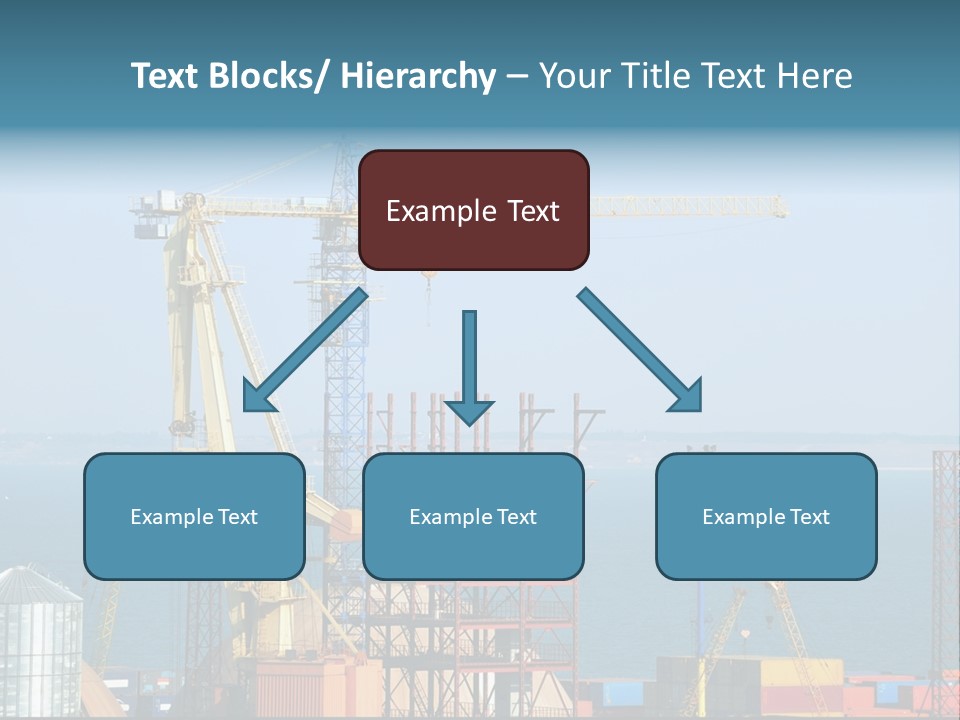 Blue Trade Scrap PowerPoint Template