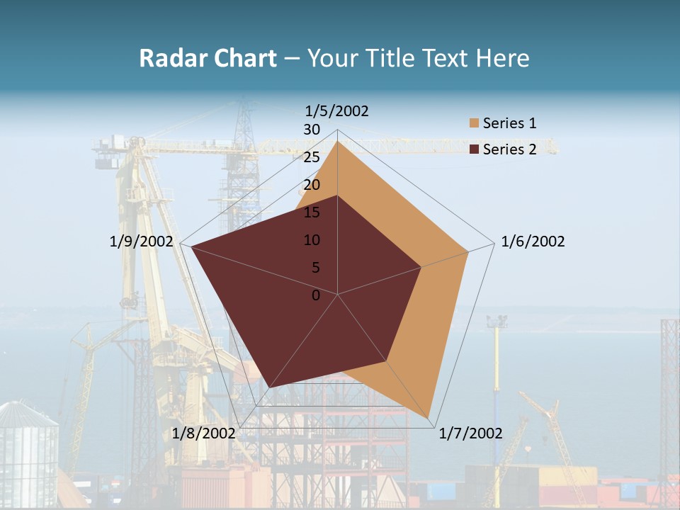 Blue Trade Scrap PowerPoint Template