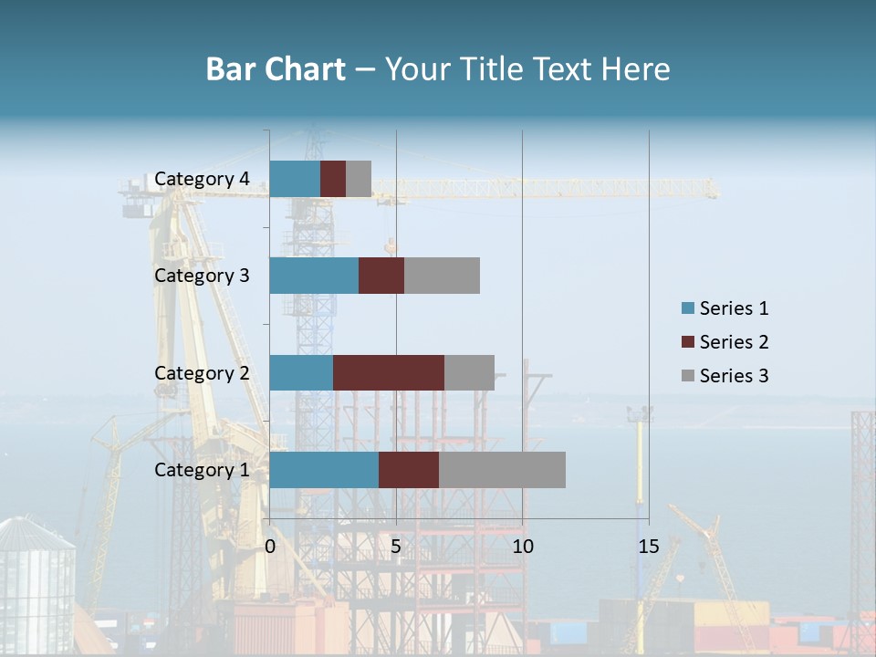 Blue Trade Scrap PowerPoint Template