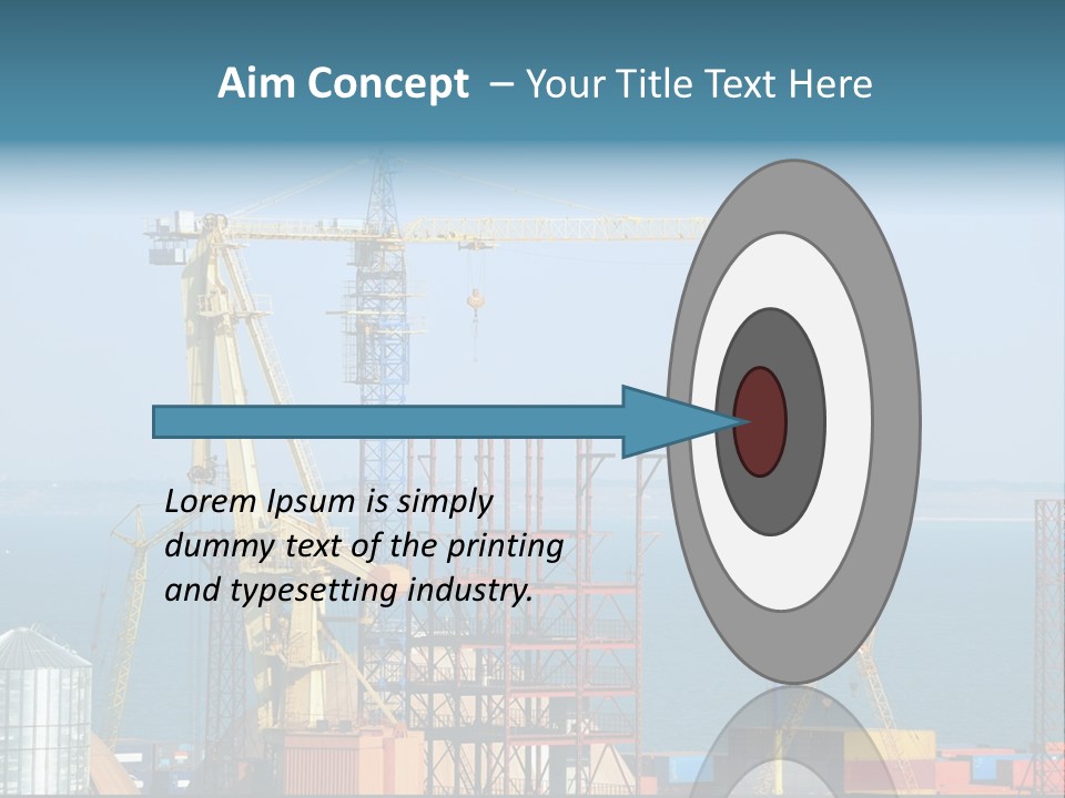 Blue Trade Scrap PowerPoint Template