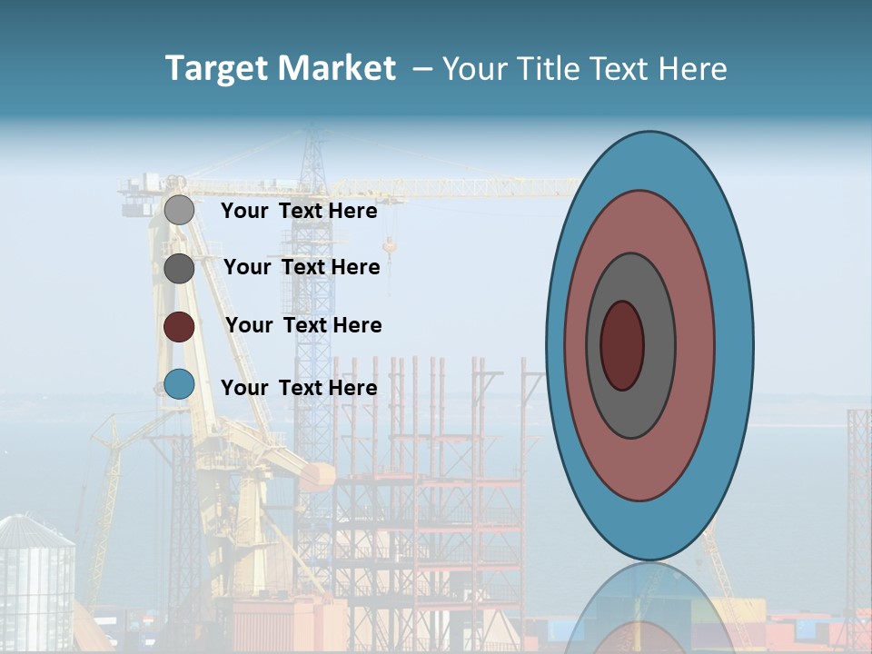 Blue Trade Scrap PowerPoint Template