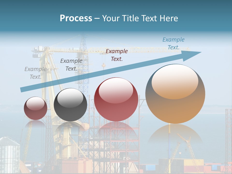 Blue Trade Scrap PowerPoint Template