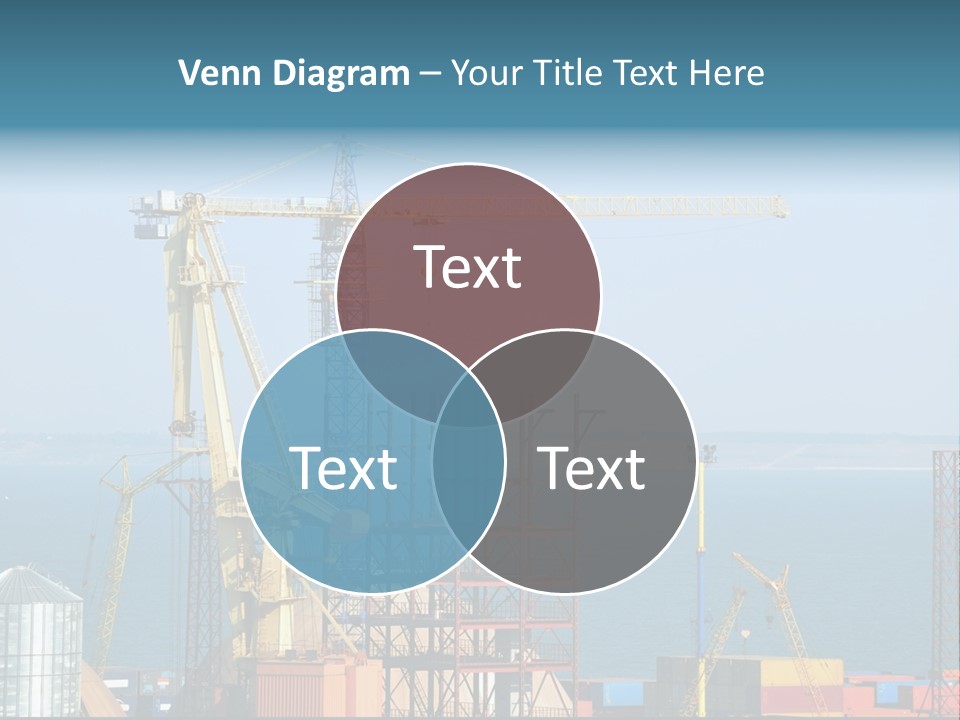 Blue Trade Scrap PowerPoint Template