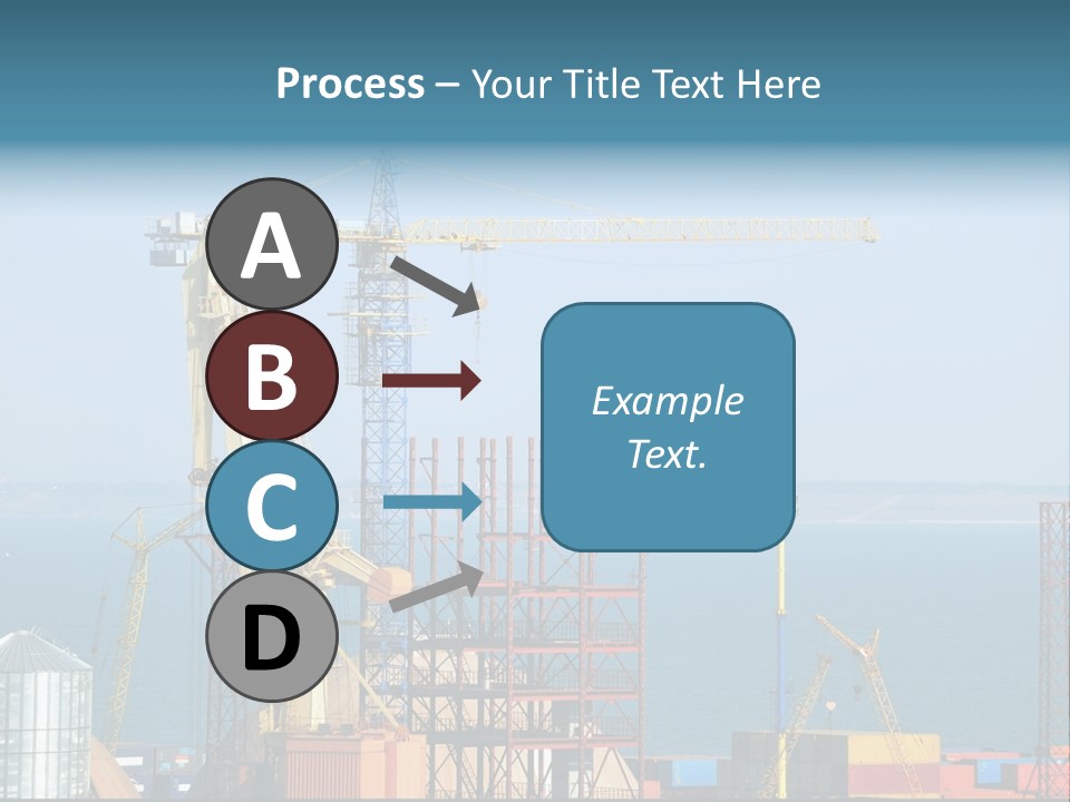 Blue Trade Scrap PowerPoint Template