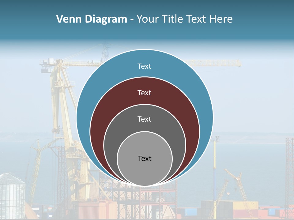 Blue Trade Scrap PowerPoint Template