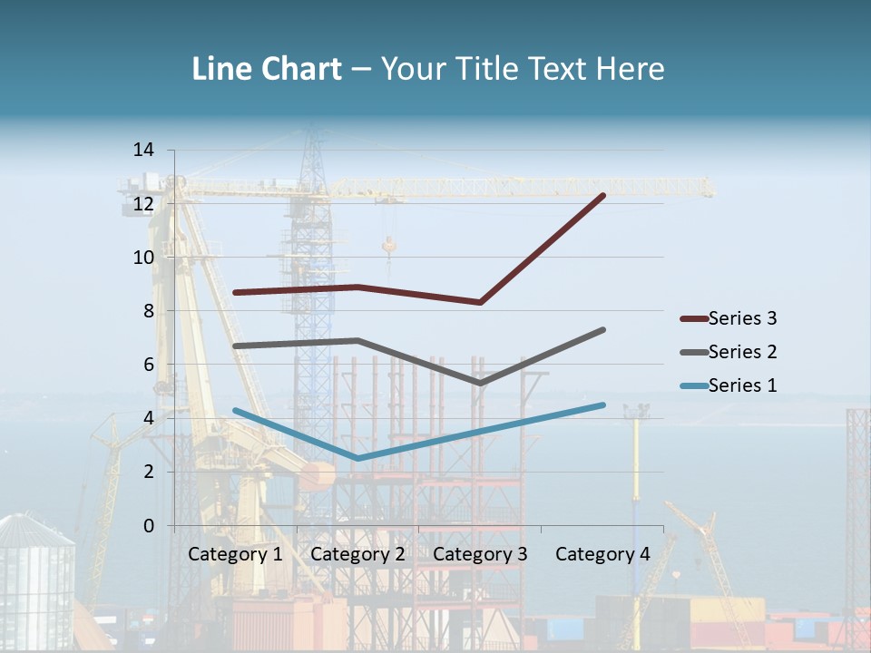 Blue Trade Scrap PowerPoint Template