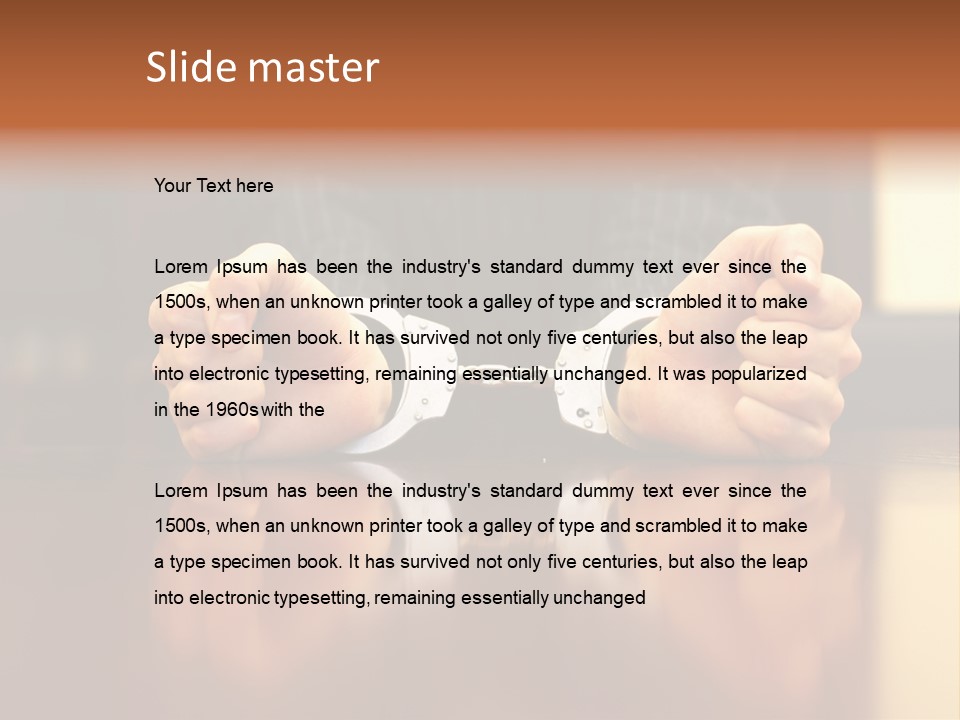 Talk Freedom Jury PowerPoint Template