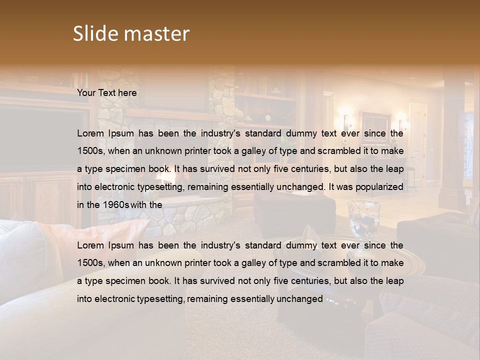 Reflection Summer Style PowerPoint Template