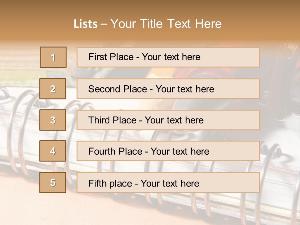 Bibliophile Writings Work PowerPoint Template