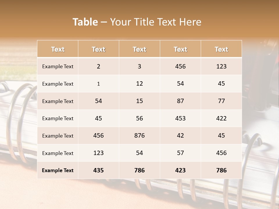 Bibliophile Writings Work PowerPoint Template