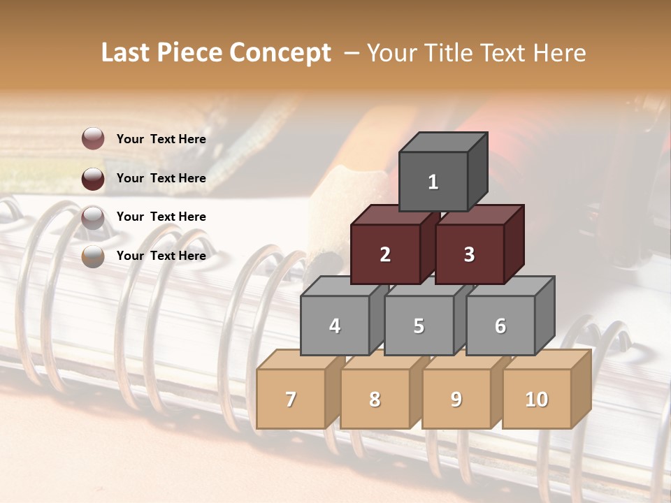 Bibliophile Writings Work PowerPoint Template