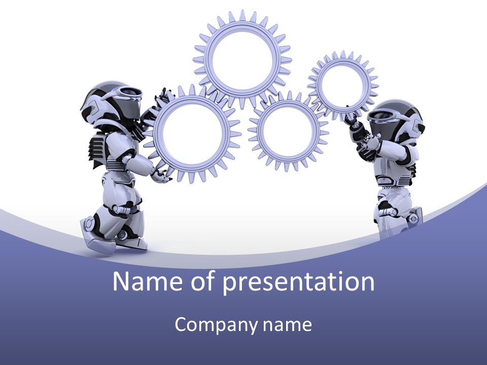 Future Scifi Gear PowerPoint Template