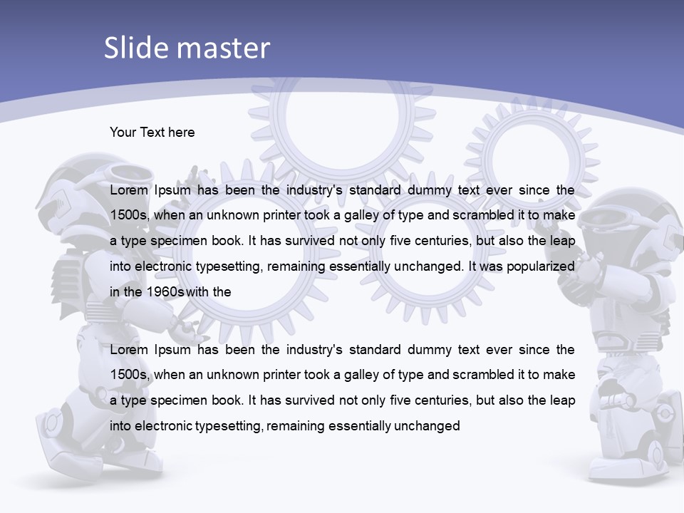 Future Scifi Gear PowerPoint Template