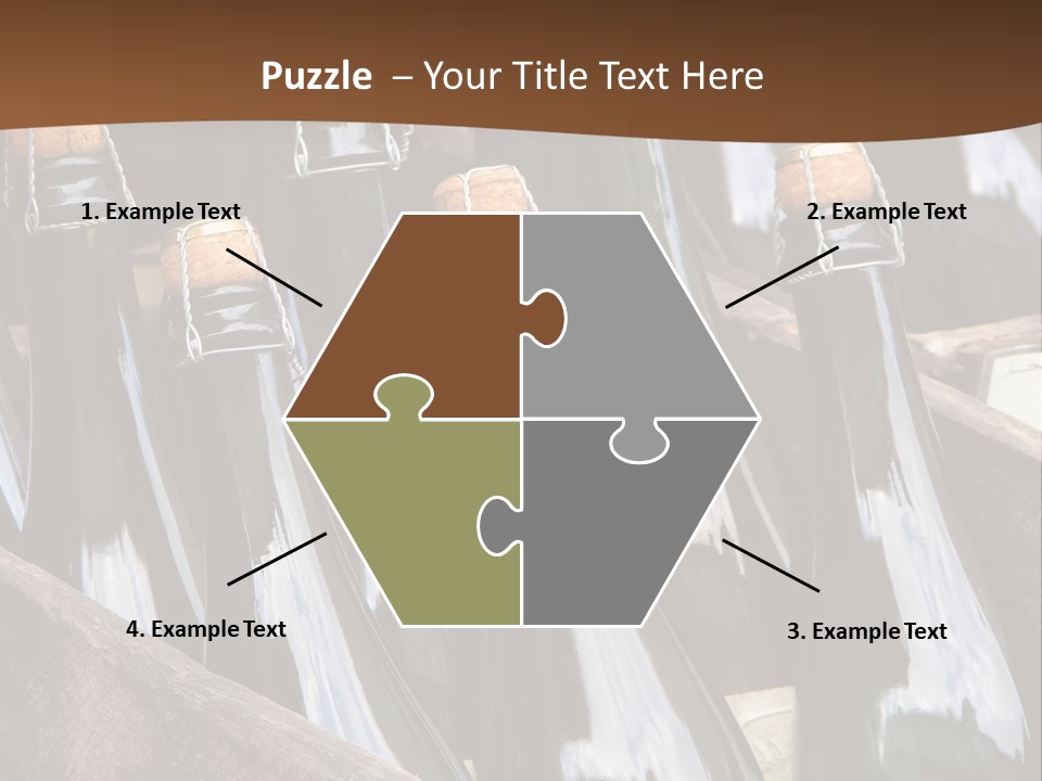 Glass Winemaking Stopper PowerPoint Template