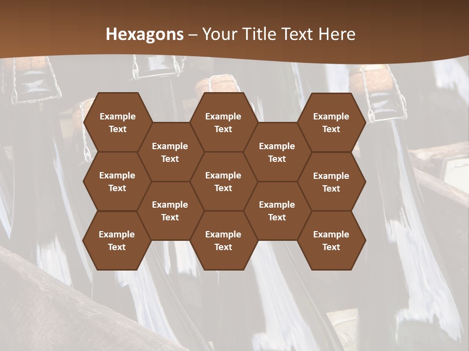 Glass Winemaking Stopper PowerPoint Template