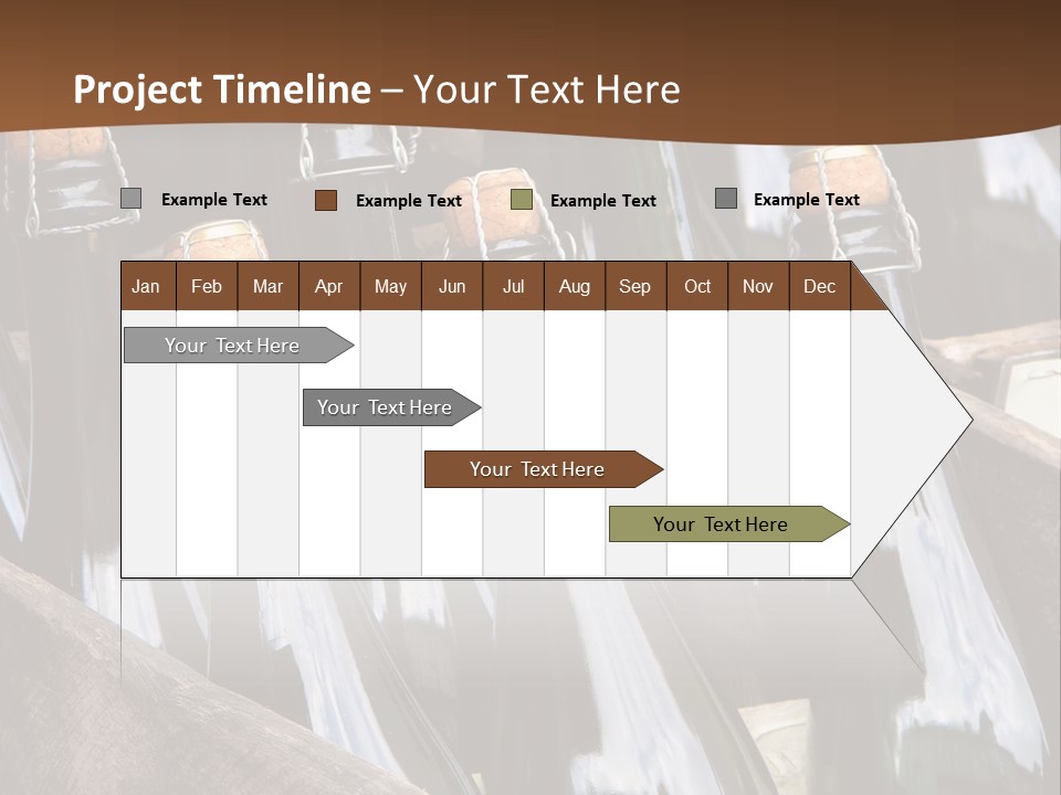 Glass Winemaking Stopper PowerPoint Template