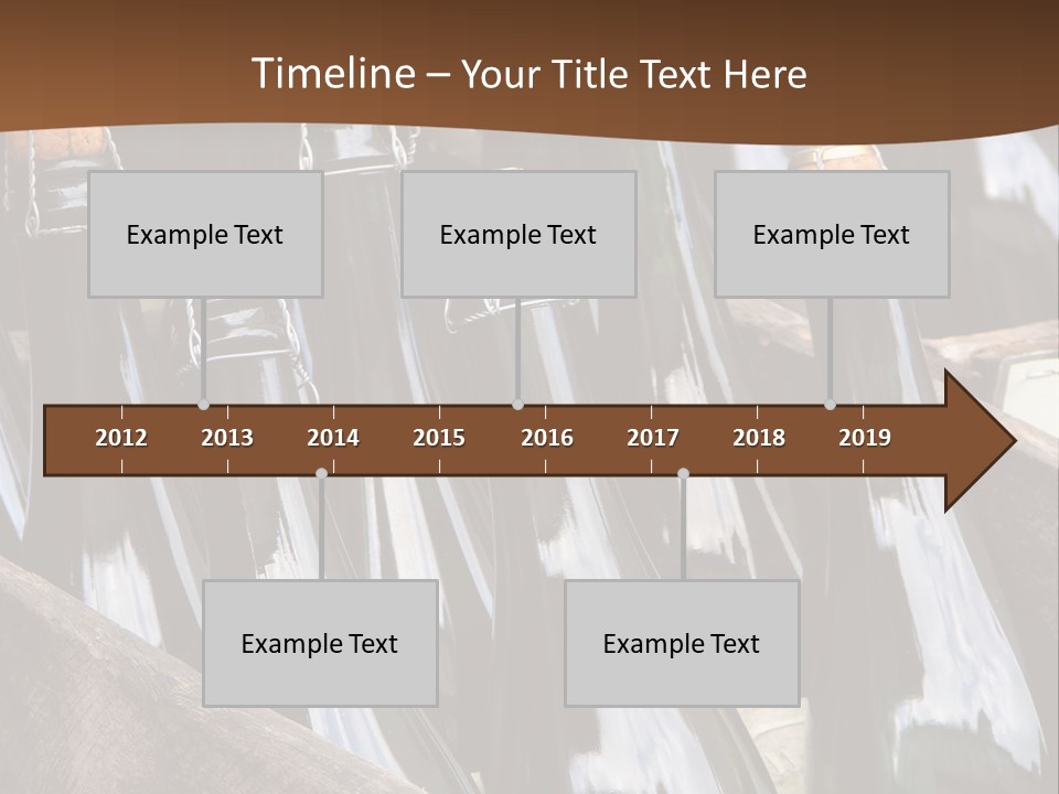 Glass Winemaking Stopper PowerPoint Template