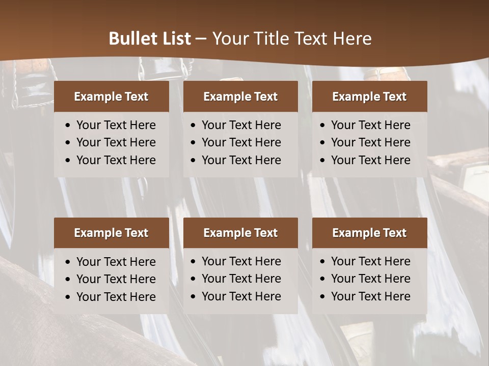 Glass Winemaking Stopper PowerPoint Template