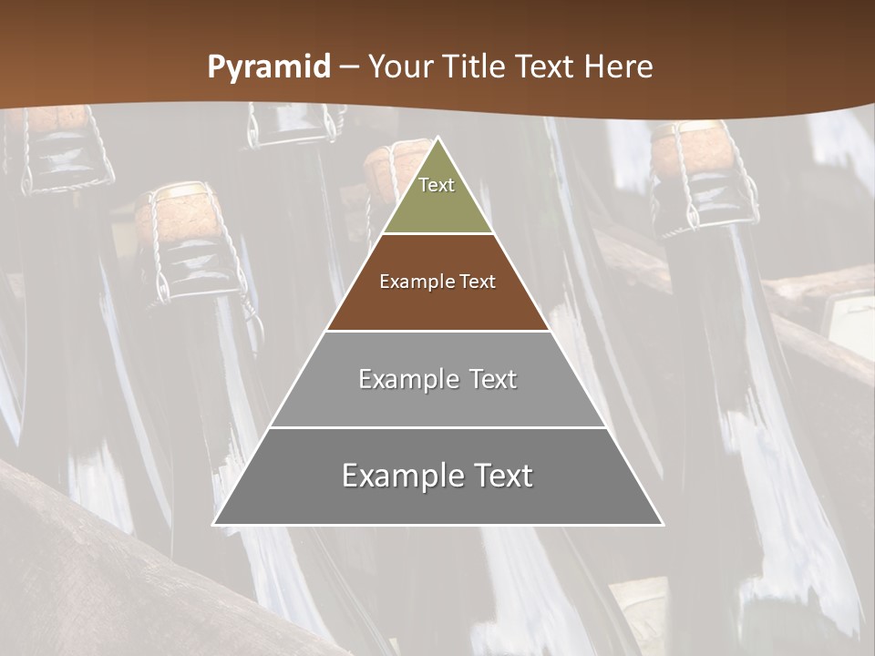 Glass Winemaking Stopper PowerPoint Template