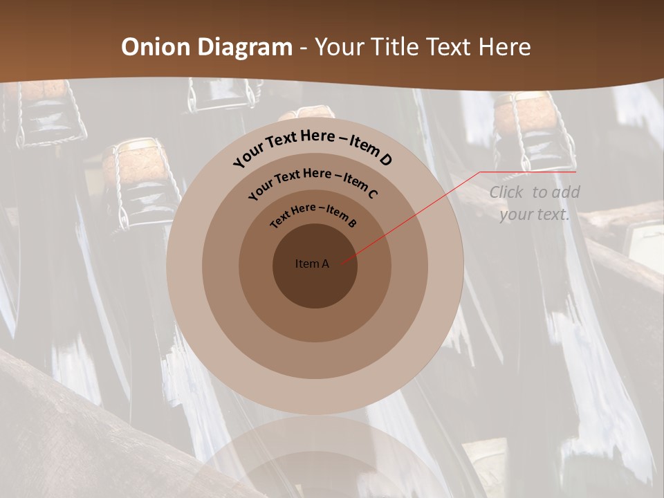 Glass Winemaking Stopper PowerPoint Template