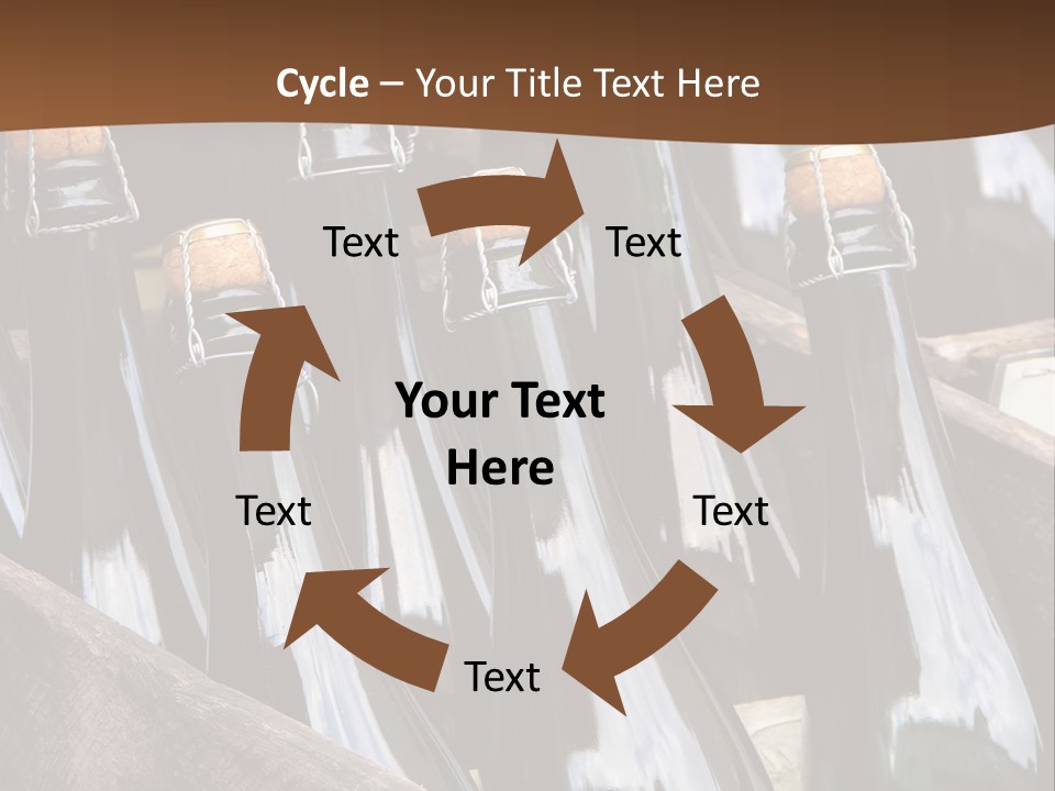 Glass Winemaking Stopper PowerPoint Template