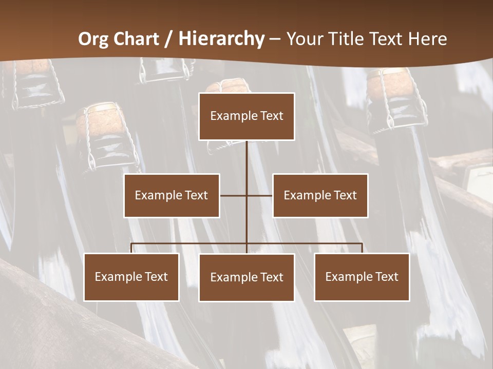Glass Winemaking Stopper PowerPoint Template