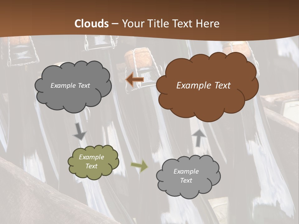 Glass Winemaking Stopper PowerPoint Template
