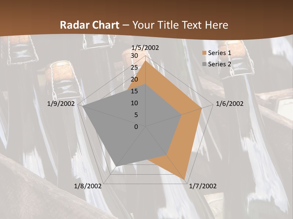 Glass Winemaking Stopper PowerPoint Template