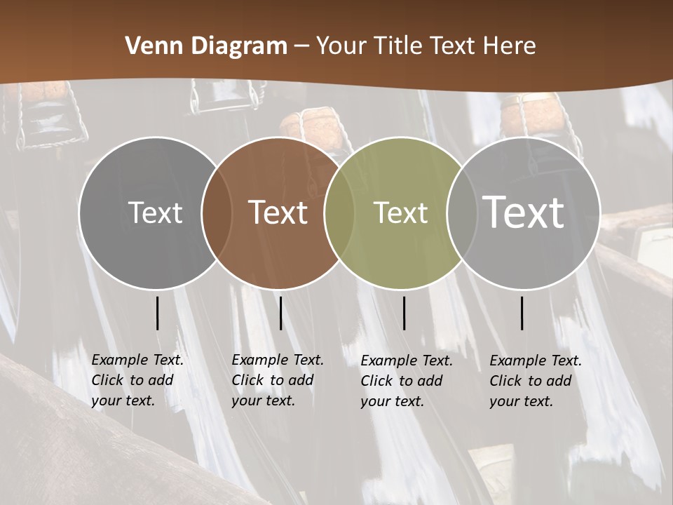 Glass Winemaking Stopper PowerPoint Template