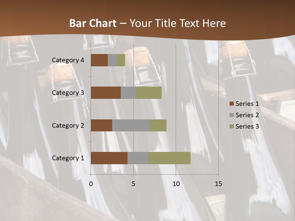 Glass Winemaking Stopper PowerPoint Template