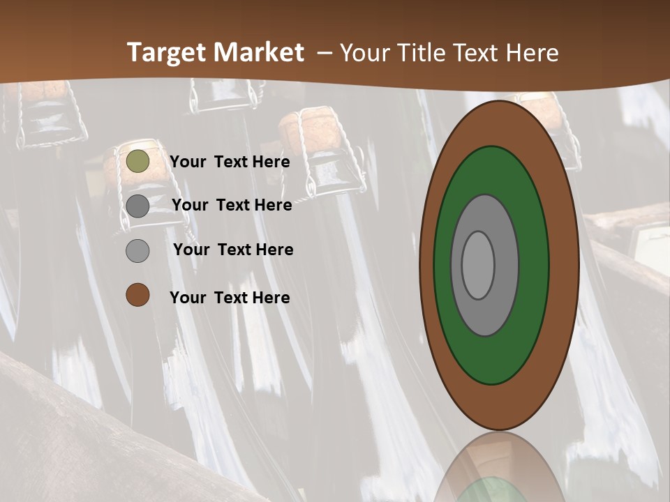 Glass Winemaking Stopper PowerPoint Template