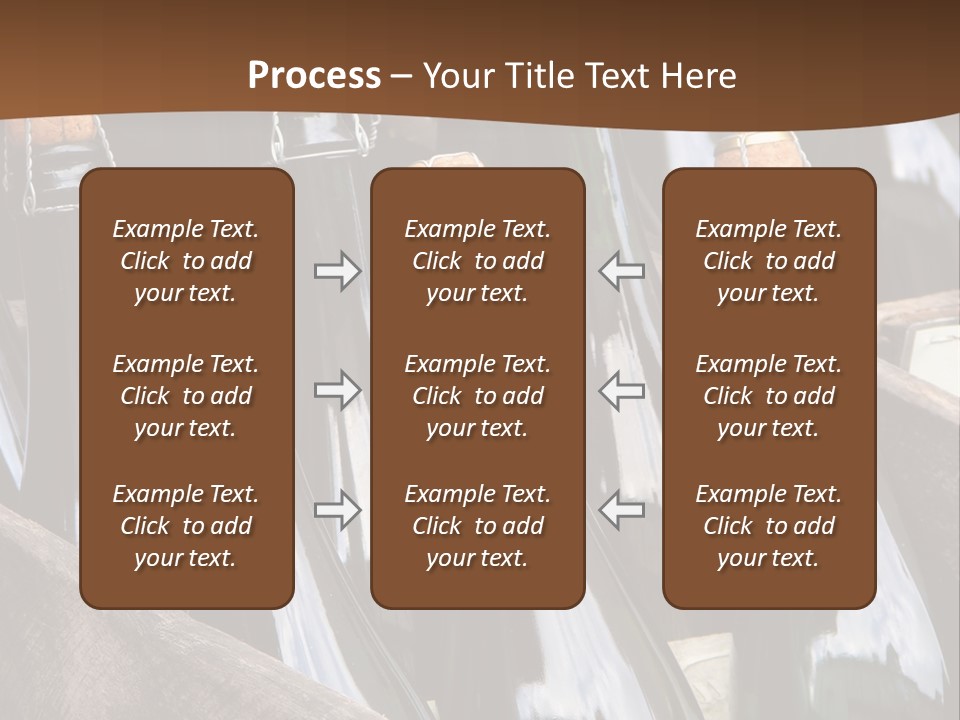 Glass Winemaking Stopper PowerPoint Template