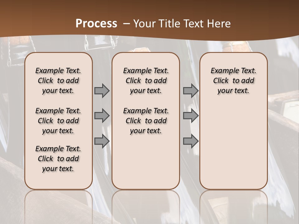 Glass Winemaking Stopper PowerPoint Template
