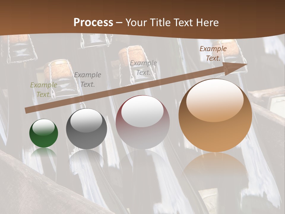 Glass Winemaking Stopper PowerPoint Template