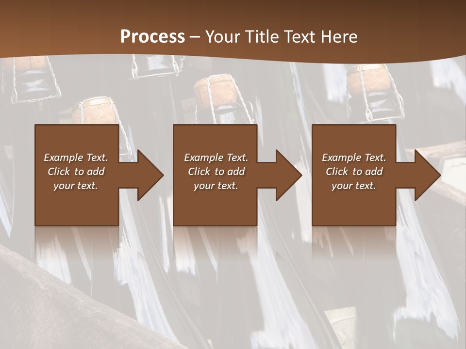 Glass Winemaking Stopper PowerPoint Template