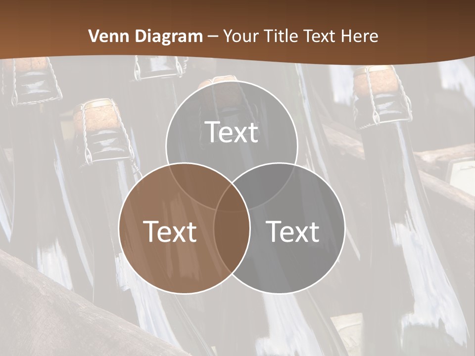 Glass Winemaking Stopper PowerPoint Template