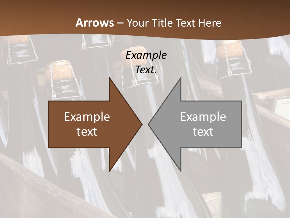 Glass Winemaking Stopper PowerPoint Template