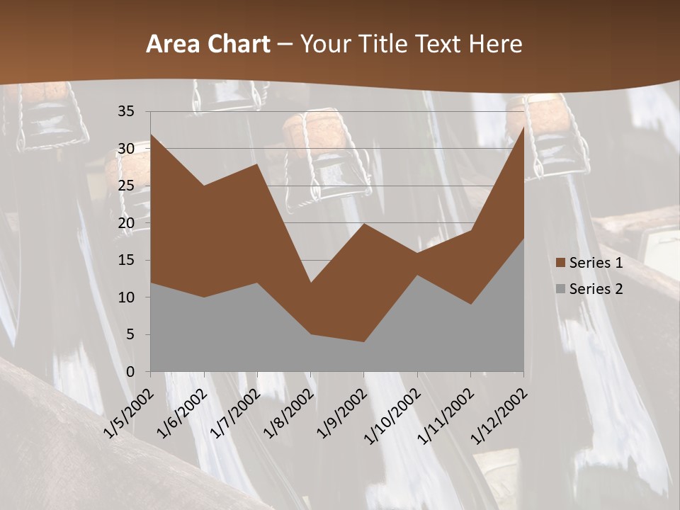 Glass Winemaking Stopper PowerPoint Template