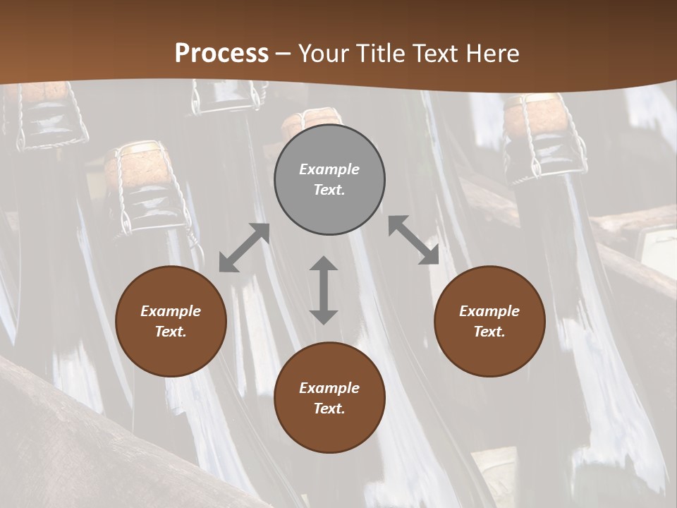 Glass Winemaking Stopper PowerPoint Template