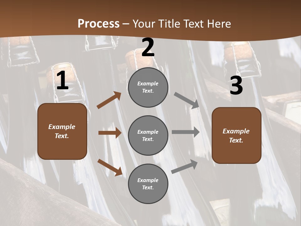 Glass Winemaking Stopper PowerPoint Template