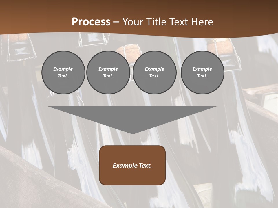 Glass Winemaking Stopper PowerPoint Template
