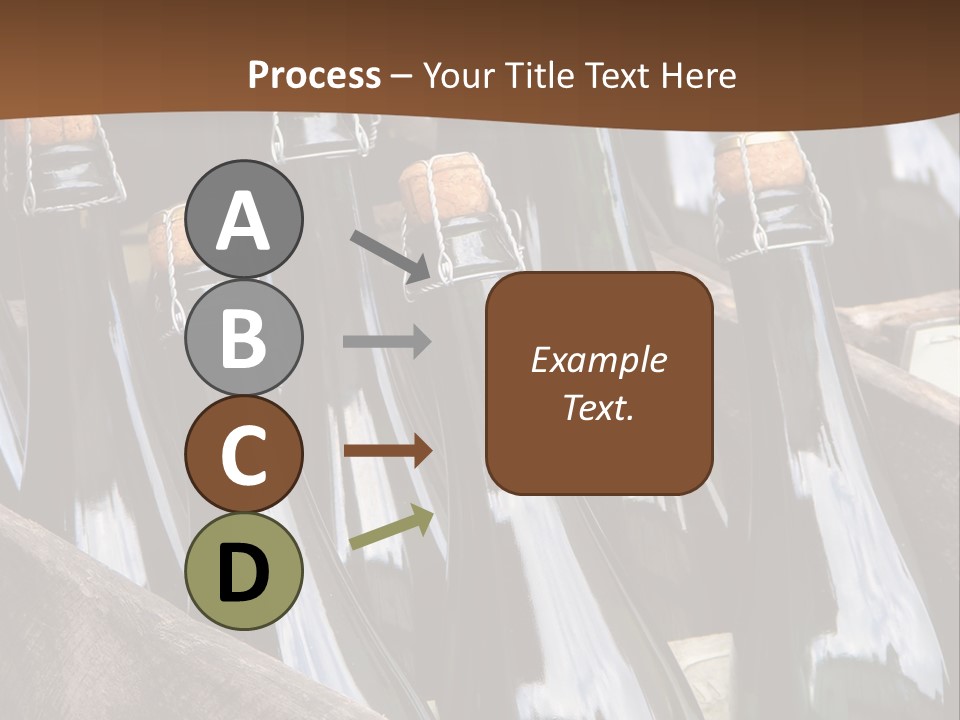 Glass Winemaking Stopper PowerPoint Template