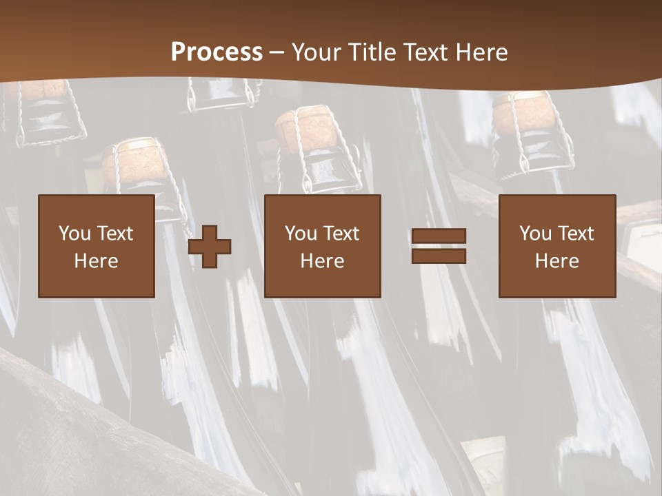Glass Winemaking Stopper PowerPoint Template