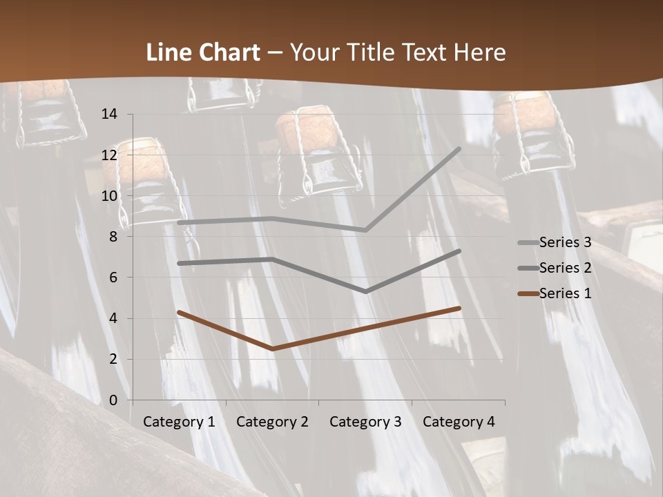 Glass Winemaking Stopper PowerPoint Template