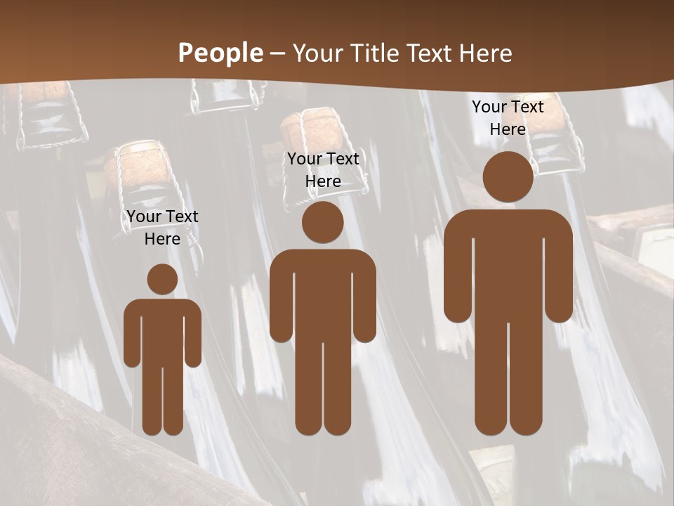 Glass Winemaking Stopper PowerPoint Template