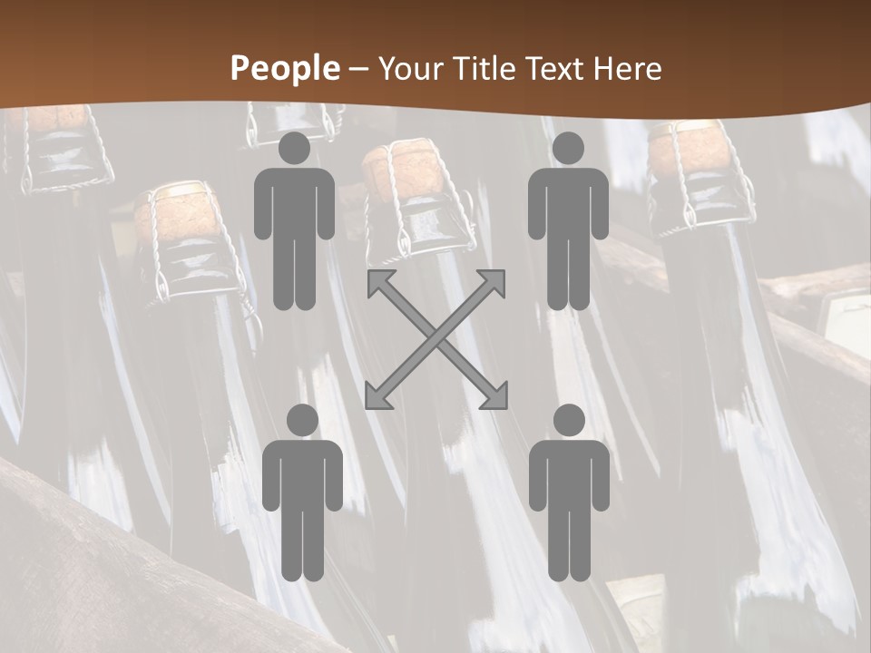 Glass Winemaking Stopper PowerPoint Template