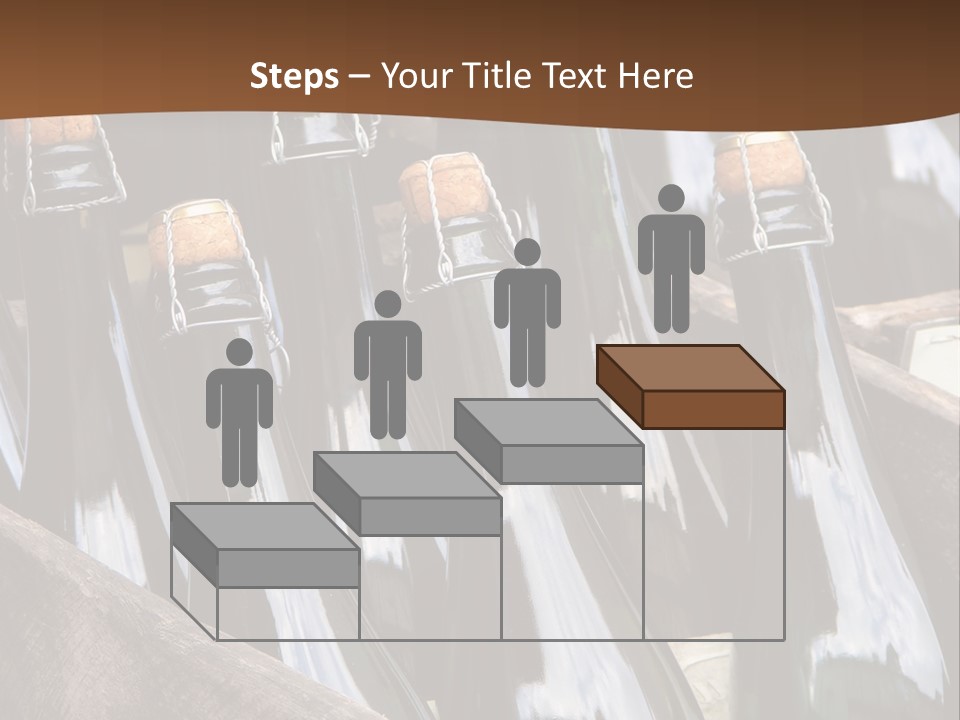 Glass Winemaking Stopper PowerPoint Template