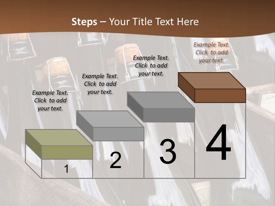 Glass Winemaking Stopper PowerPoint Template